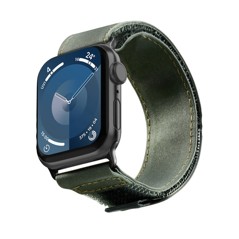 Watch Ultra 49mm Raptic Canvas Serisi Kumaş Kordon Koyu Yeşil