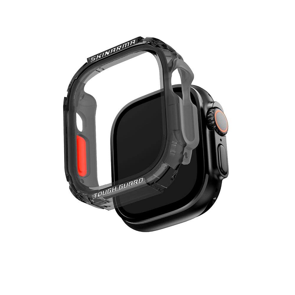 Apple Watch Ultra 49mm Skinarma Atom TPU Kasa Koruyucu Siyah