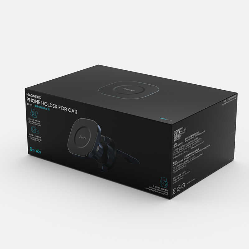 Benks CZ02 Araç Telefon Tutucu Siyah