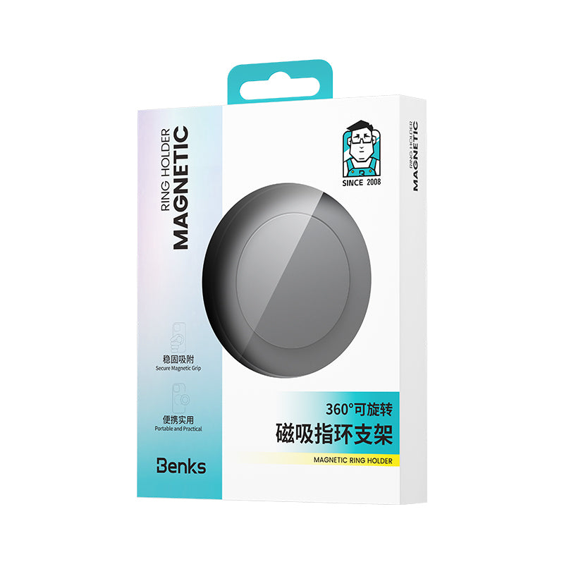 Benks L53 VitaPro Magnetik Magsafe Airbag Parmak Ring Stand Gri