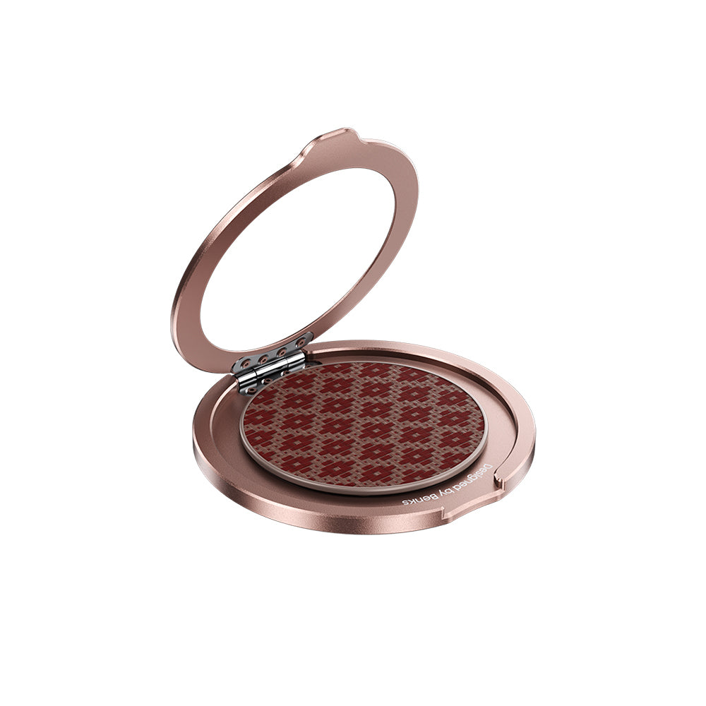 Benks L56 Magnetik 360 Derece Dönebilen ArmorPop Kevlar Tasarımlı Parmak Ring Stand Turuncu