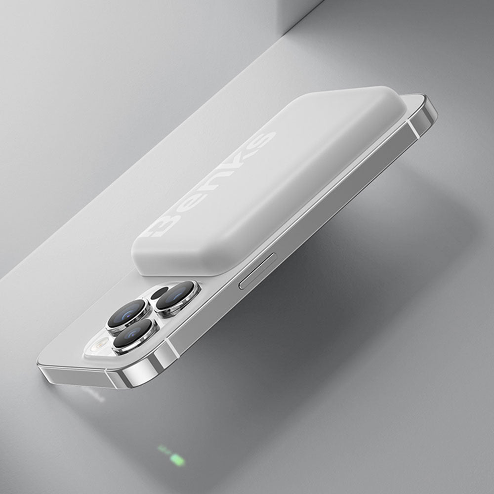 Benks MP10 Magsafe Magnetik İnce Tasarımlı Powerbank 6000mAh Mavi
