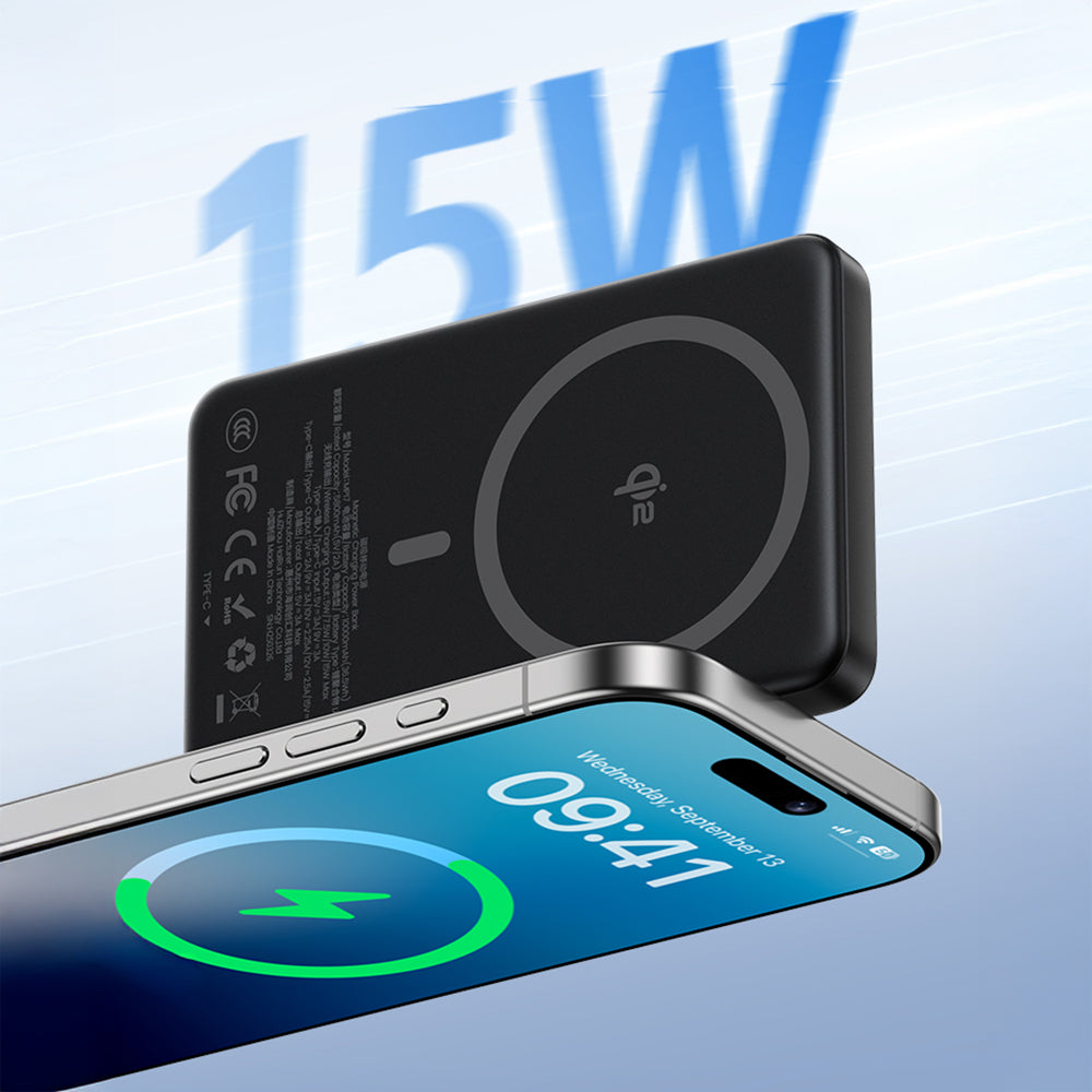 Benks MP17 ArmorGo M-safe Şarj Özellikli ArmorTint Aramid Fiber Qi2 Teknolojili Powerbank 15W 10000mAh Gold