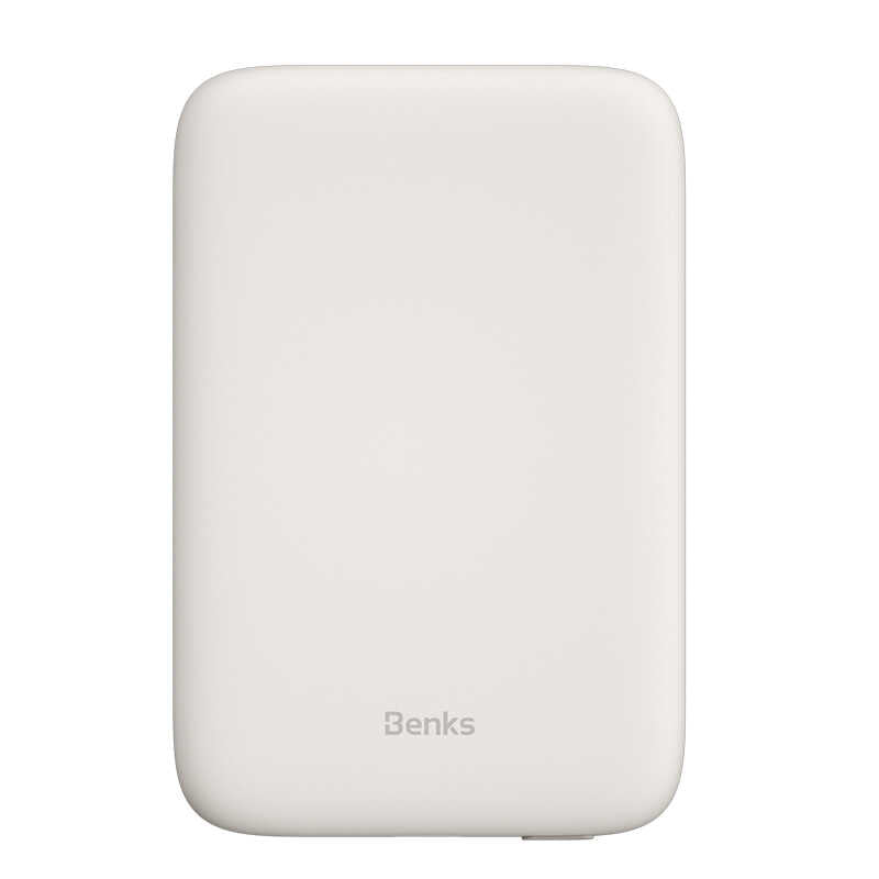 Benks MP01 Magsafe Magnetic Slim Powerbank 5000 Mah Beyaz - enzaksesuar