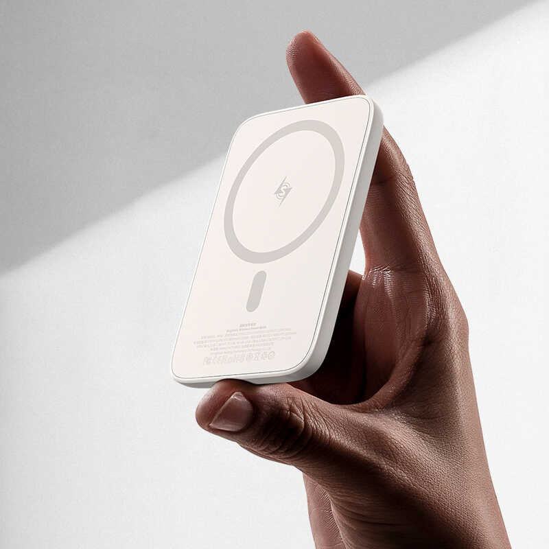 Benks MP01 Magsafe Magnetic Slim Powerbank 5000 Mah Beyaz - enzaksesuar