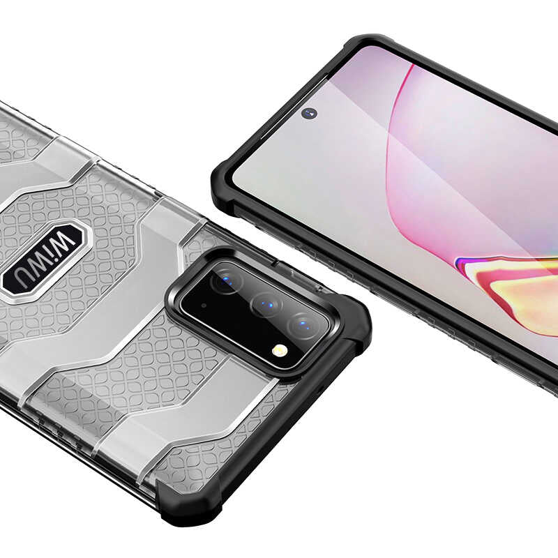 Galaxy Note 20 Kılıf Wiwu Voyager Kılıf Siyah