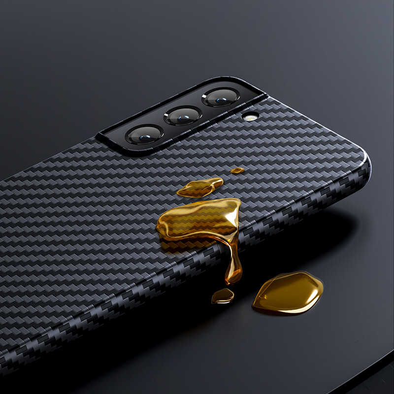 Galaxy S22 Plus Kılıf Benks Kevlar Fiber Kılıf Siyah