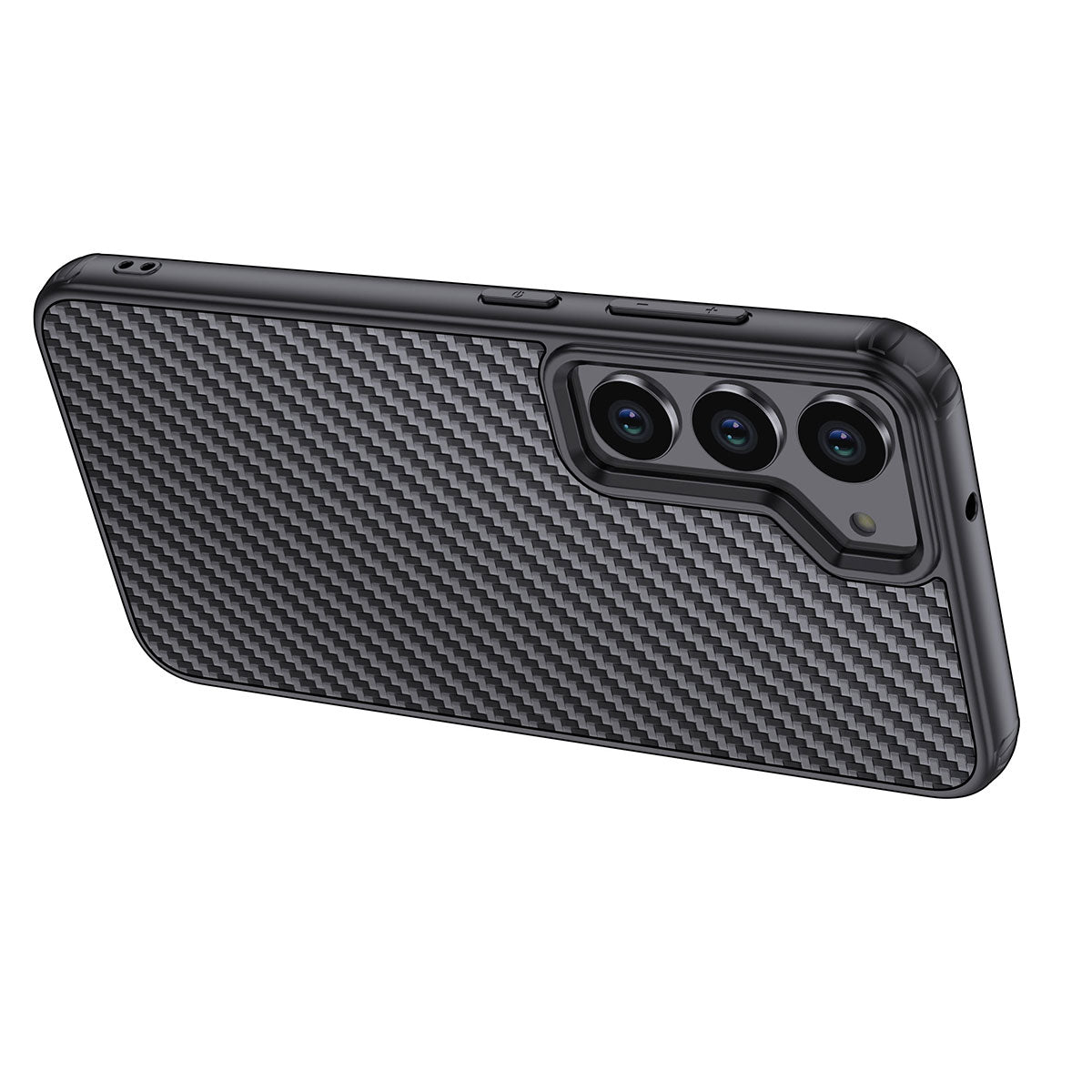 Galaxy S23 Kılıf Aramid Karbon Fiber Magsafe Özellikli Wlons Radison Kılıf Siyah