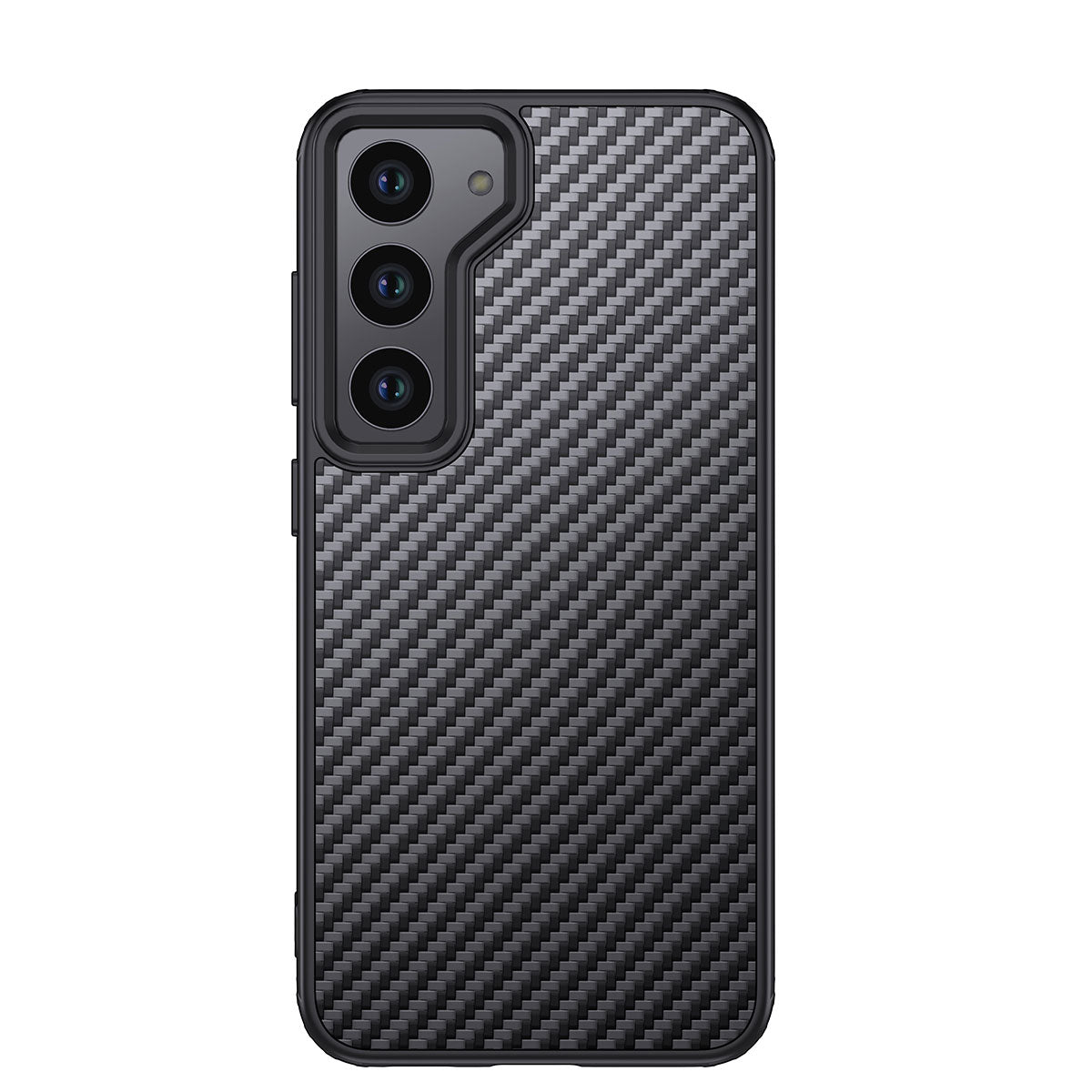 Galaxy S23 Plus Kılıf Aramid Karbon Fiber Magsafe Özellikli Wlons Radison Kılıf Siyah