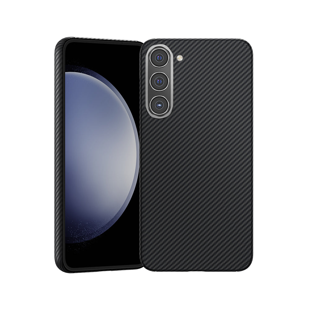 Galaxy S23 Plus Kılıf Benks Magsafe Şarj Özellikli Magnetik ArmorAir 600D Kevlar Fiber Kılıf Siyah
