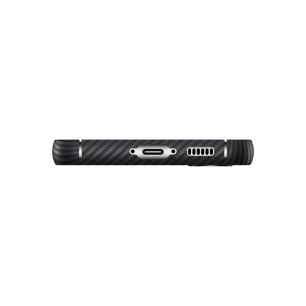 Galaxy S23 Plus Kılıf Benks Magsafe Şarj Özellikli Magnetik ArmorAir 600D Kevlar Fiber Kılıf Siyah
