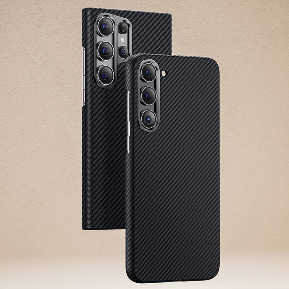 Galaxy S23 Plus Kılıf Benks Magsafe Şarj Özellikli Magnetik ArmorAir 600D Kevlar Fiber Kılıf Siyah