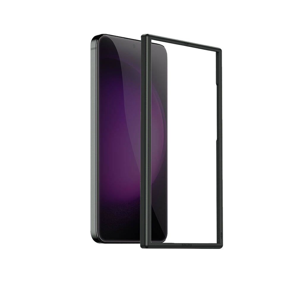 Galaxy S24 Benks Ultra Shield 0.3mm Privacy Ekran Koruyucu + Kolay Uygulama Aparatlı Siyah