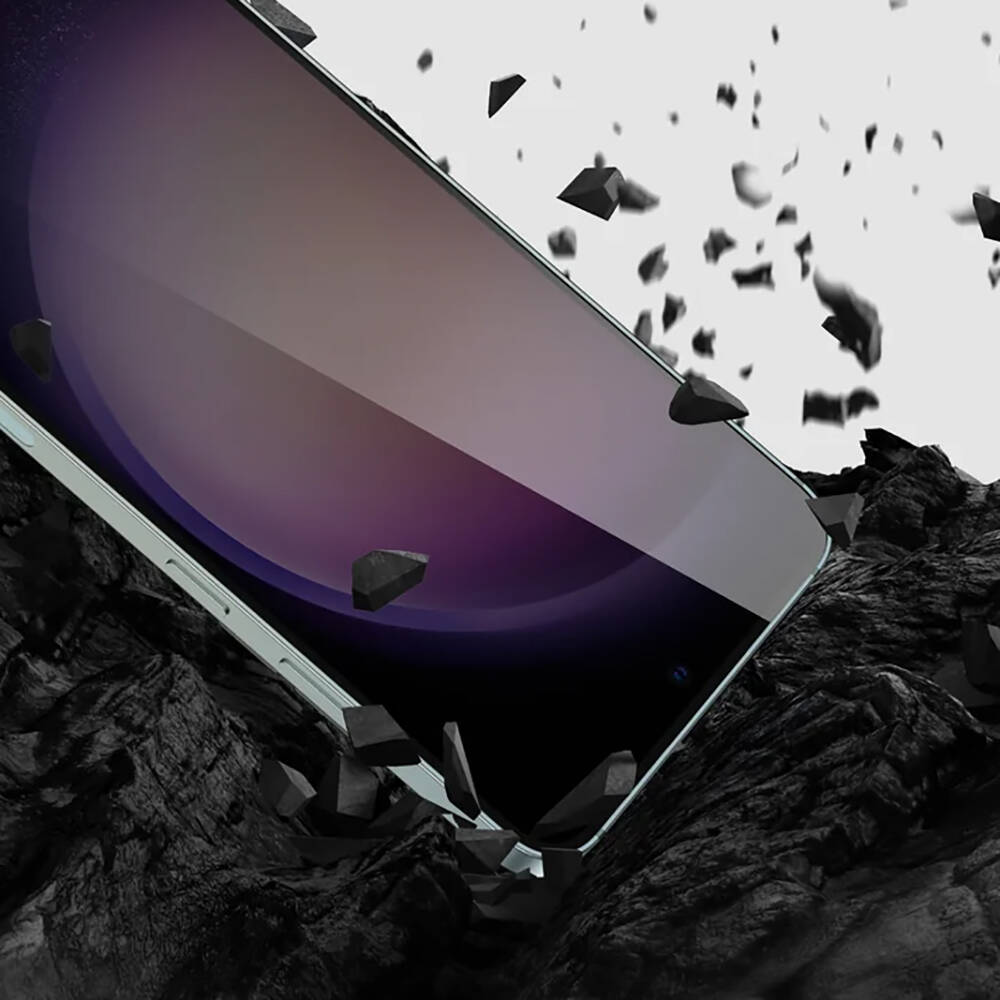 Galaxy S24 Benks Ultra Shield 0.3mm Privacy Ekran Koruyucu + Kolay Uygulama Aparatlı Siyah