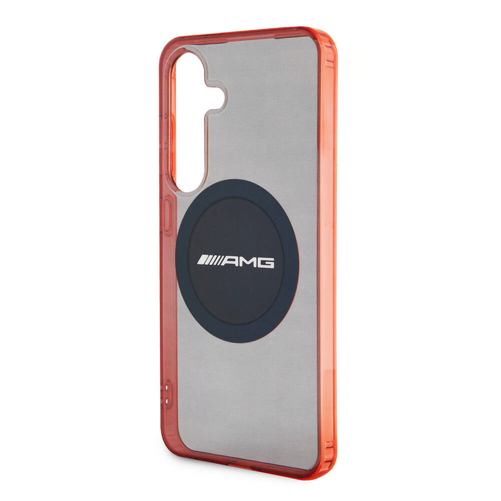 Galaxy S24 Kılıf AMG Orjinal Lisanslı Magsafe Şarj Özellikli Transparan Timeless Kılıf Siyah