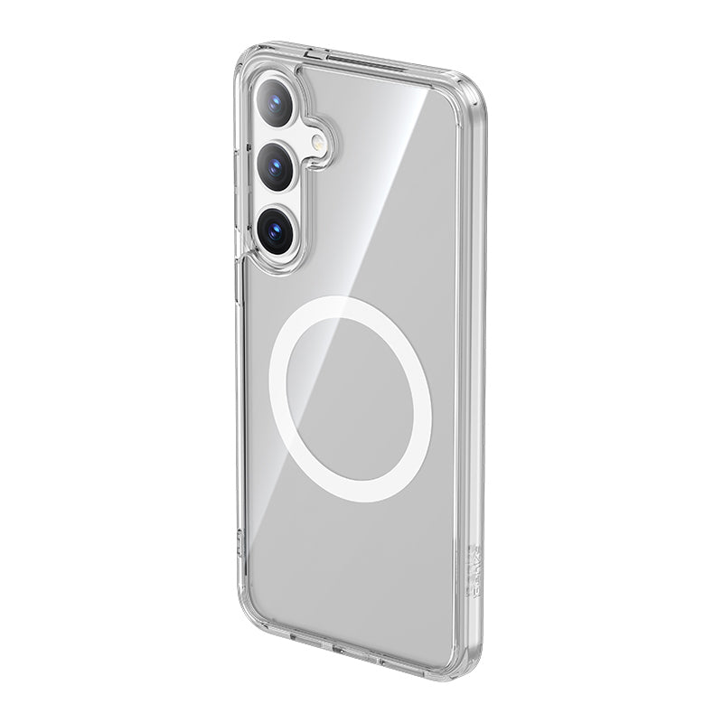 Galaxy S24 Kılıf Magsafe Şarj Özellikli Airbagli Şeffaf Benks LucentPro Serisi Kılıf Şeffaf