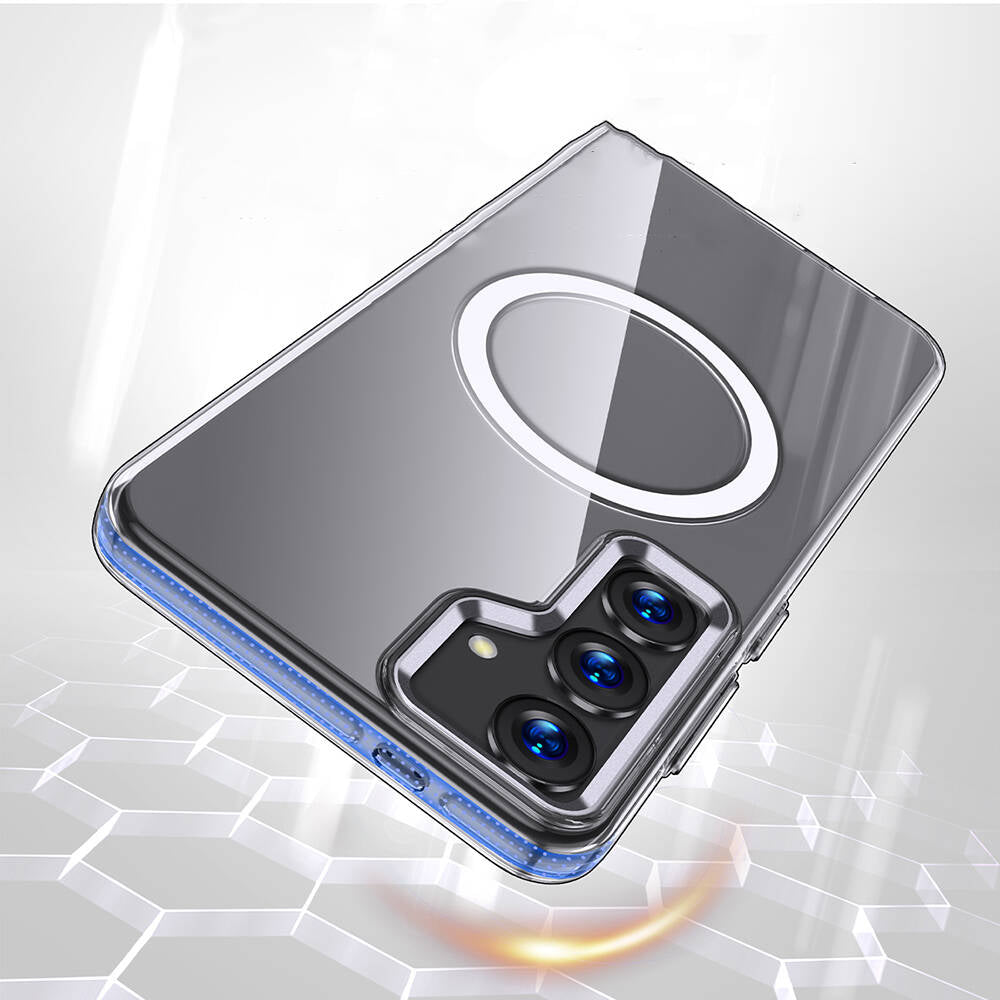 Galaxy S24 Kılıf Magsafe Şarj Özellikli Wlons Efsane Kılıf Renksiz