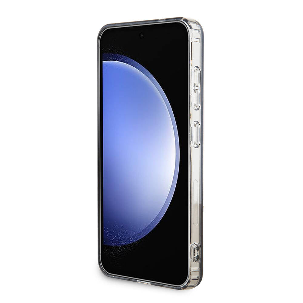 Galaxy S24 Kılıf Mercedes Benz Orjinal Lisanslı Magsafe Şarj Özellikli IML Yıldız Logolu Red Ring Kılıf Siyah
