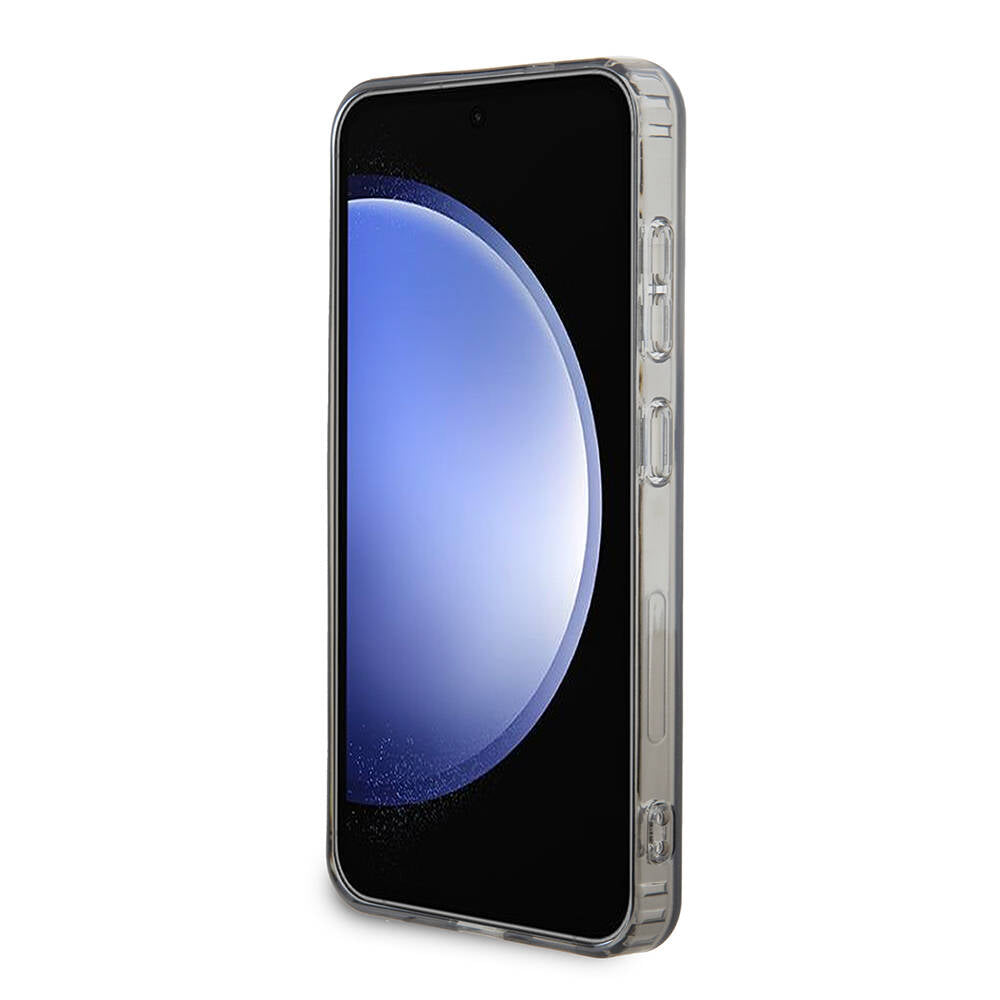 Galaxy S24 Kılıf TUMI Orjinal Lisanslı Magsafe Şarj Özellikli Airbag Köşeli Transparan Plain Kılıf Siyah