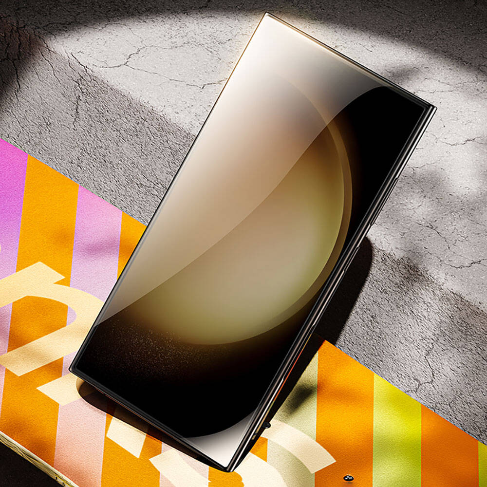 Galaxy S24 Plus Benks Glass Warrior Cam Ekran Koruyucu + Kolay Uygulama Aparatlı Siyah