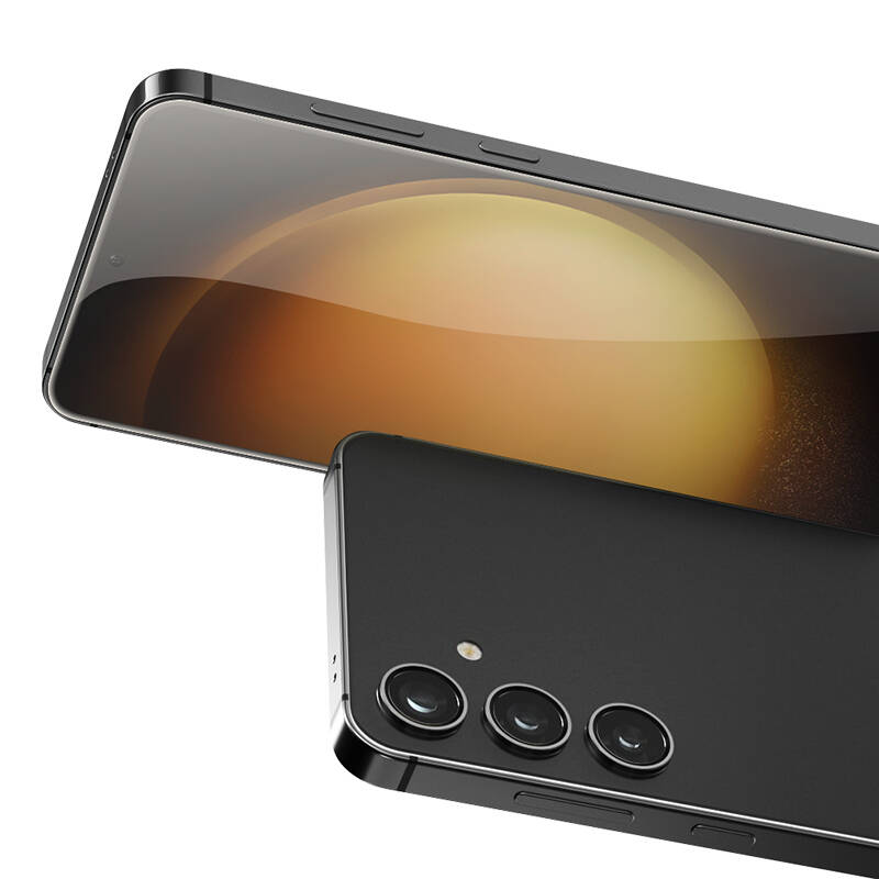 Galaxy S24 Plus Benks Glass Warrior Cam Ekran Koruyucu + Kolay Uygulama Aparatlı Siyah