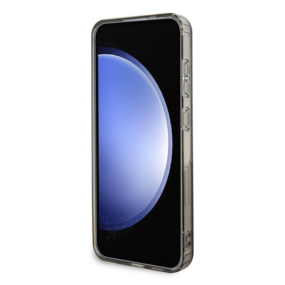 Galaxy S24 Plus Kılıf Karl Lagerfeld Orjinal Lisanslı Magsafe Şarj Özellikli Karl & Choupette IML Baskılı Kılıf Siyah