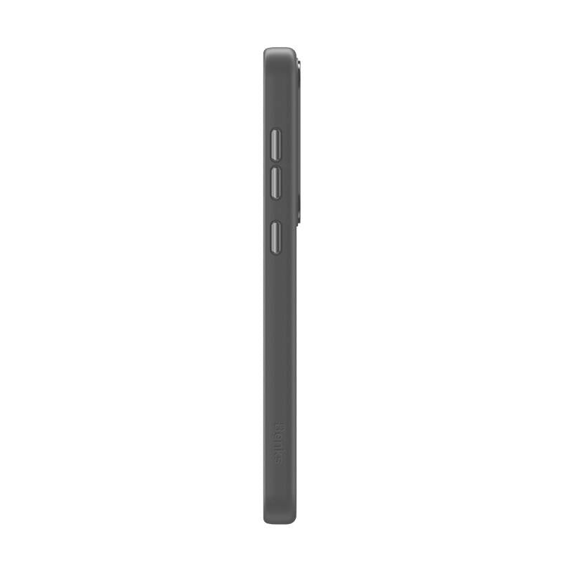 Galaxy S24 Plus Kılıf Magsafe Şarj Özellikli Şeffaf Arka Yüzey Benks MagClap TPU Çerçeve Kılıf Mavi