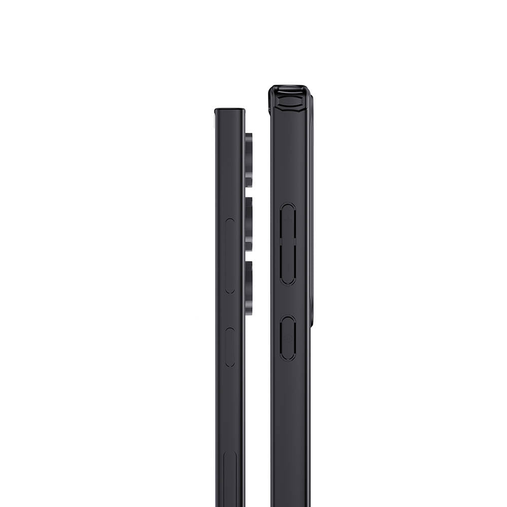 Galaxy S24 Ultra Kılıf Aramid Karbon Fiber Magsafe Özellikli Wlons Radison Kılıf Siyah