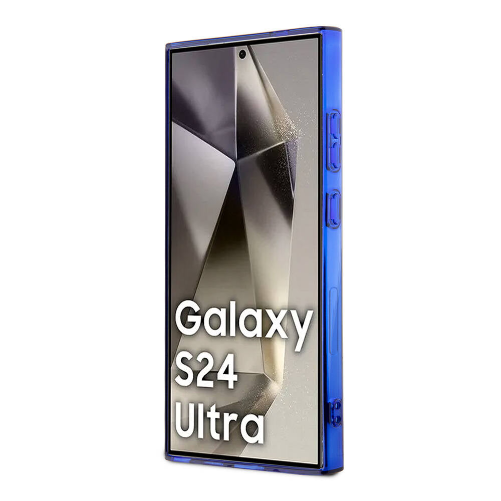 Galaxy S24 Ultra Kılıf BMW Orjinal Lisanslı M Logolu Üç Renk Çizgili Motorsport Circle Kılıf Siyah