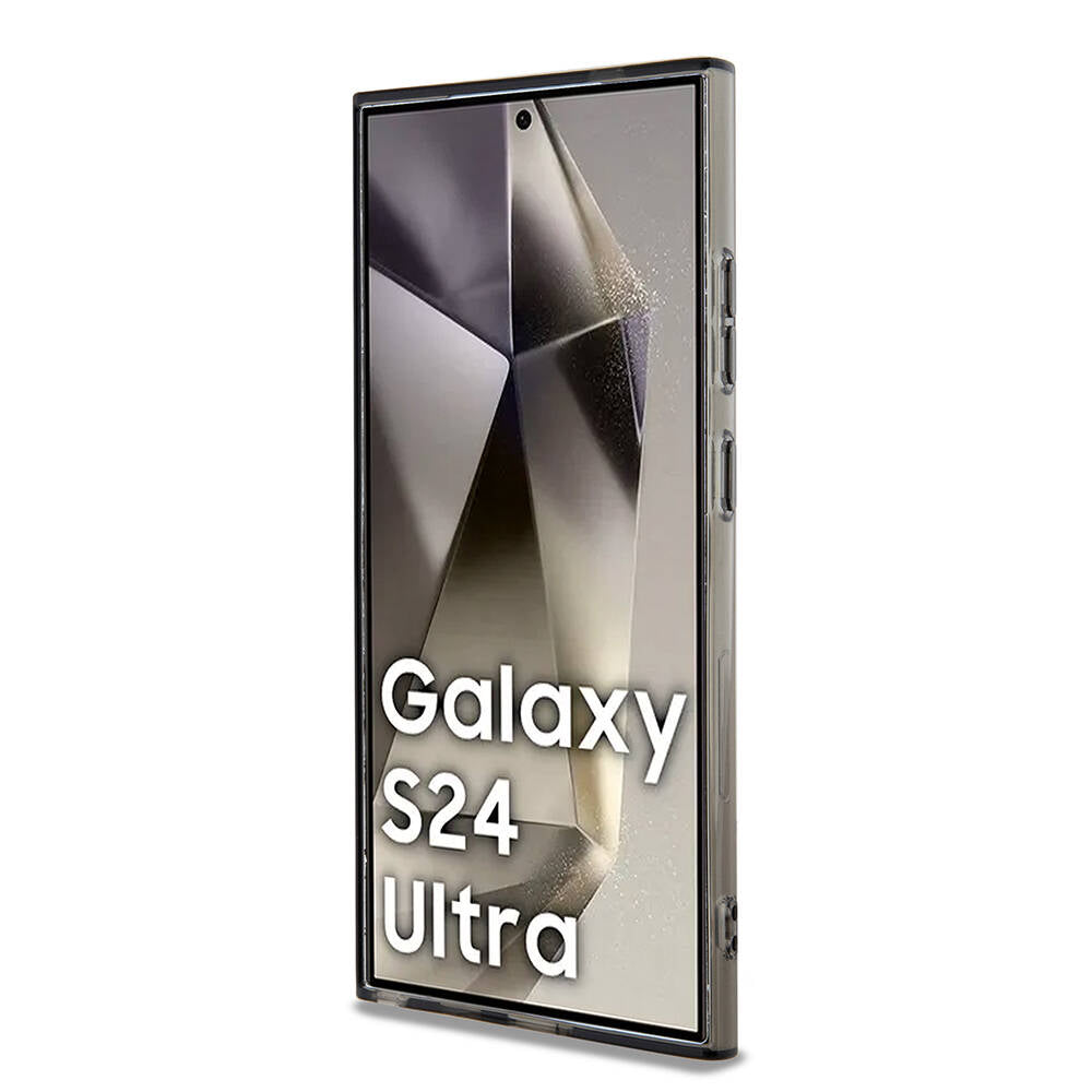 Galaxy S24 Ultra Kılıf Karl Lagerfeld Orjinal Lisanslı Magsafe Şarj Özellikli Karl Head IML Baskılı Kılıf Siyah