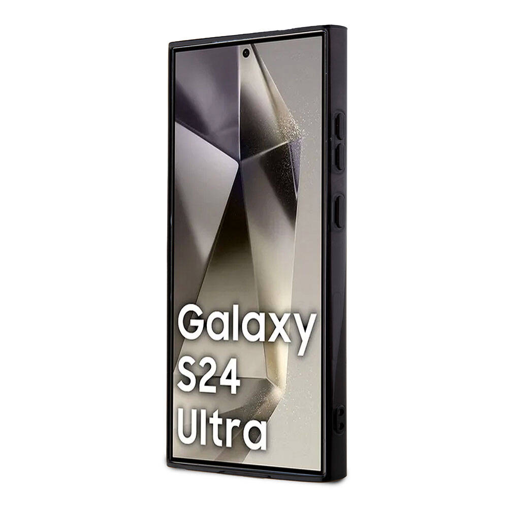 Galaxy S24 Ultra Kılıf Lacoste Orjinal Lisanslı Magsafe Şarj Özellikli Çift Katmanlı Timsah Logolu Blend Monogram Kılıf Haki