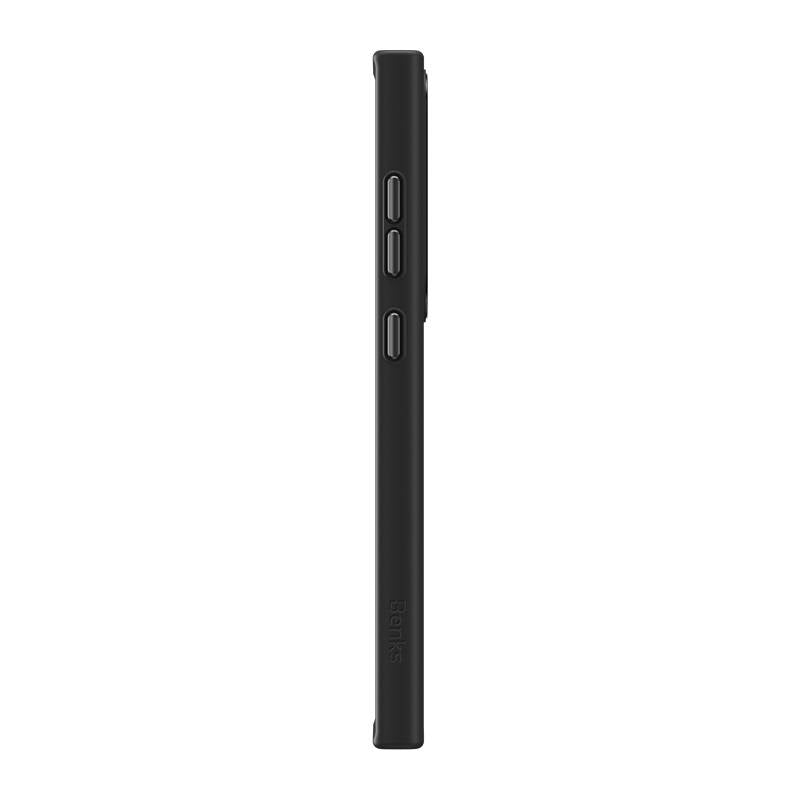 Galaxy S24 Ultra Kılıf Magsafe Şarj Özellikli Şeffaf Arka Yüzey Benks MagClap TPU Çerçeve Kılıf Mavi