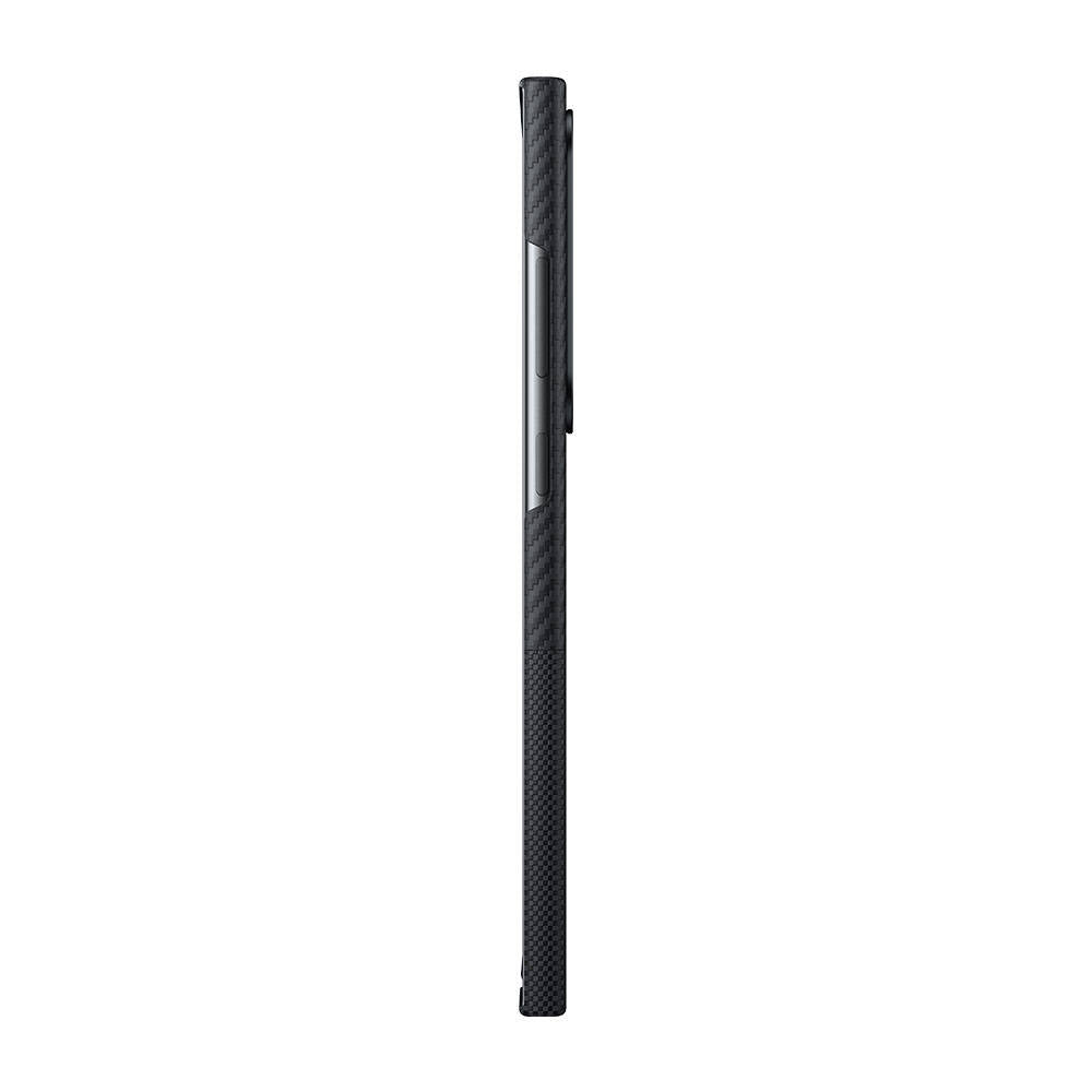 Galaxy S24 Ultra Magsafe Şarj Özellikli Karbon Fiber Benks Montage ArmorAir Kevlar Kılıf Siyah