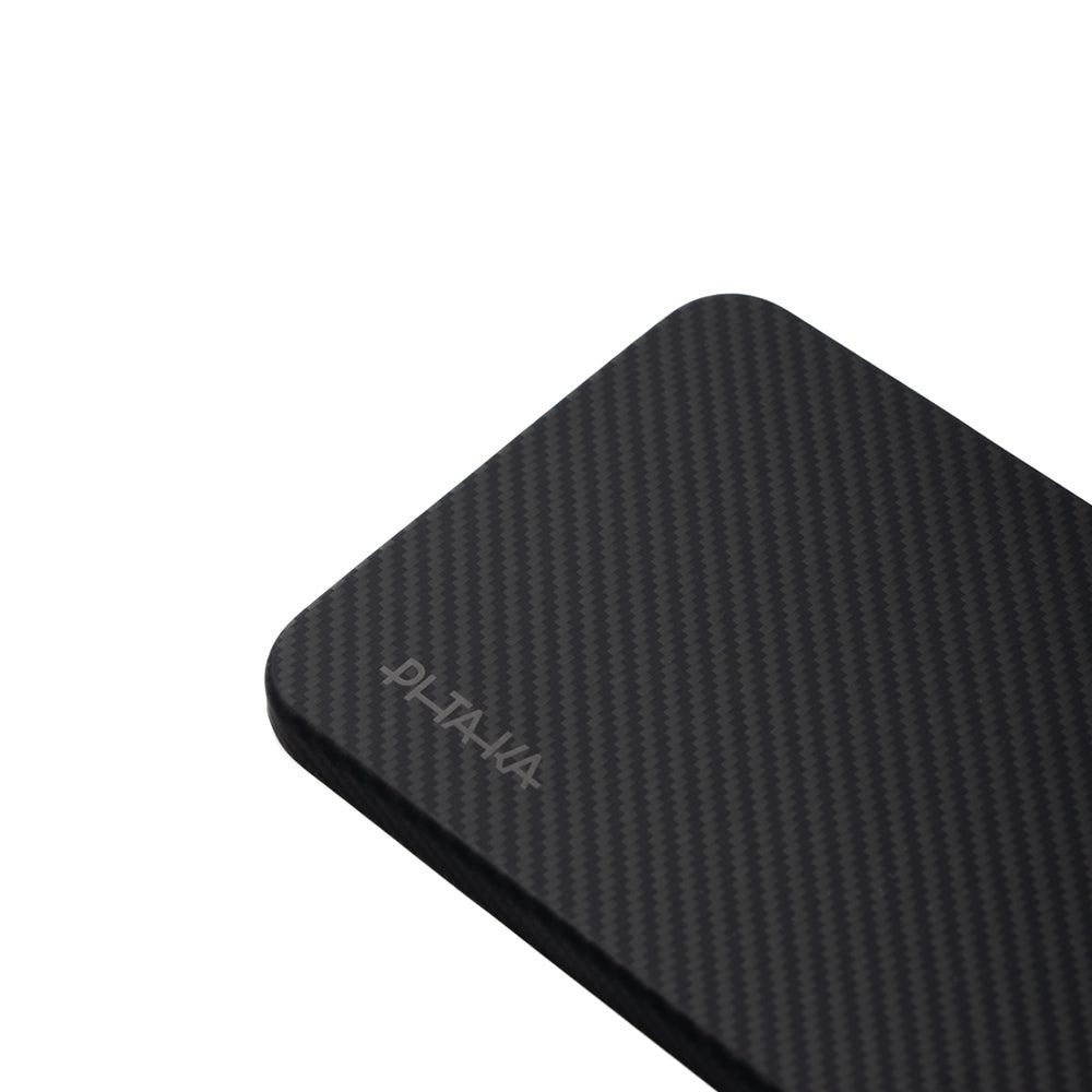Galaxy S25 Kılıf Magsafe Şarj Özellikli 600D Aramid Fiber Pitaka Ultra-Slim Classic Serisi Black-Grey Twill Kılıf Siyah-Gri
