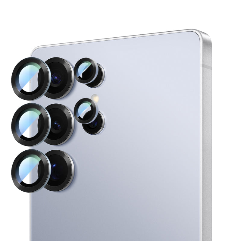 CASEWORLD Samsung Galaxy S25 Serisi Alloy Serisi Oleofobik Anti Reflective Kamera Lens Koruyucu