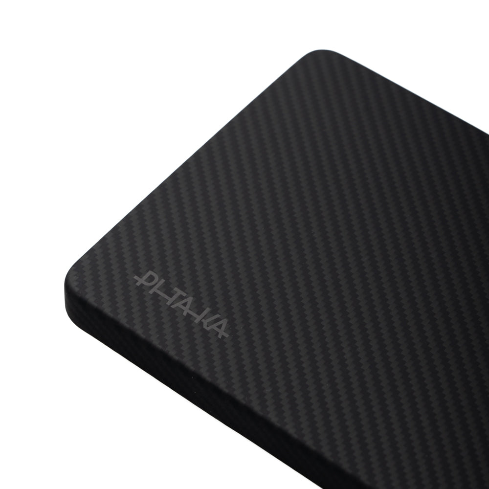 Galaxy S25 Ultra Kılıf Magsafe Şarj Özellikli 600D Aramid Fiber Pitaka Ultra-Slim Classic Serisi Black-Grey Twill Kılıf Siyah-Gri