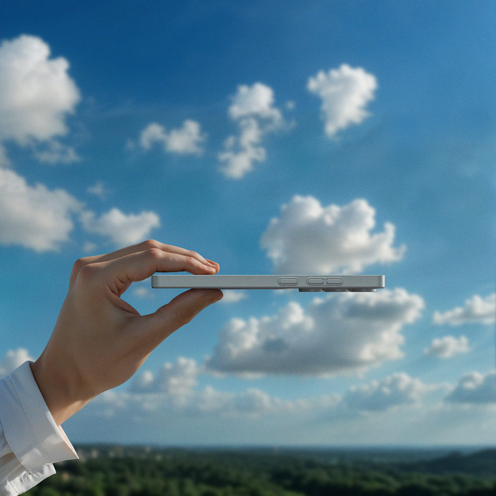 Galaxy S25 Ultra Kılıf Magsafe Şarj Özellikli Amazingthing Minimal Air Serisi Kapak Titanyum-Gri