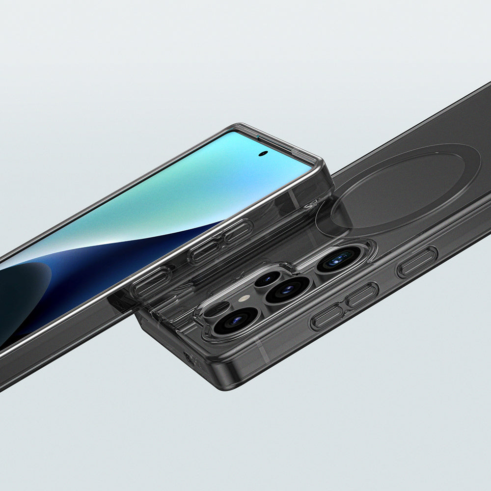 Galaxy S25 Ultra Kılıf Magsafe Şarj Özellikli Amazingthing Minimal Serisi Kapak Titanyum-Siyah