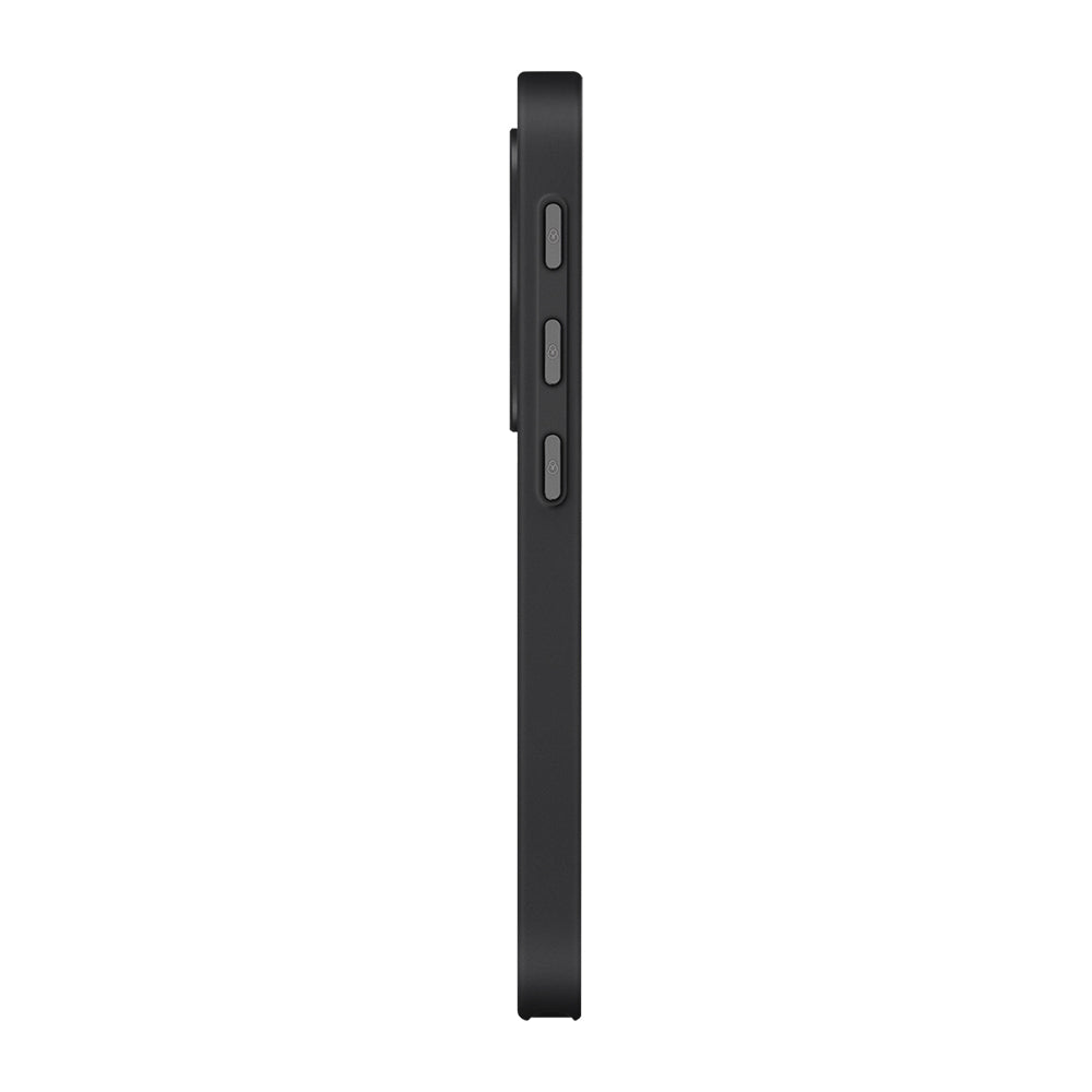 Galaxy S25 Ultra Kılıf Magsafe Şarj Özellikli Aramid Fiber 3 Fonksiyon Butonlu Pitaka PinButton Serisi Kılıf Siyah-Gri
