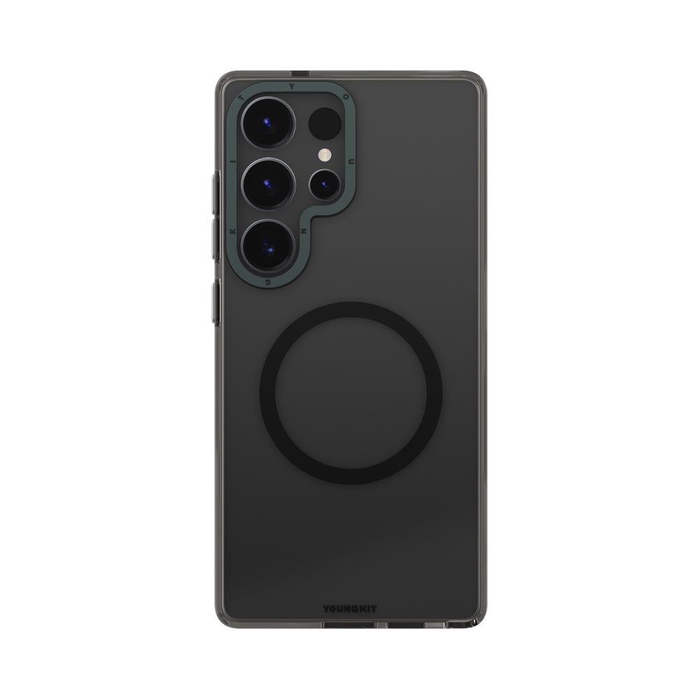 Galaxy S25 Ultra Kılıf Magsafe Şarj Özellikli Şeffaf Youngkit Crystal Shield Serisi Kılıf Şeffaf