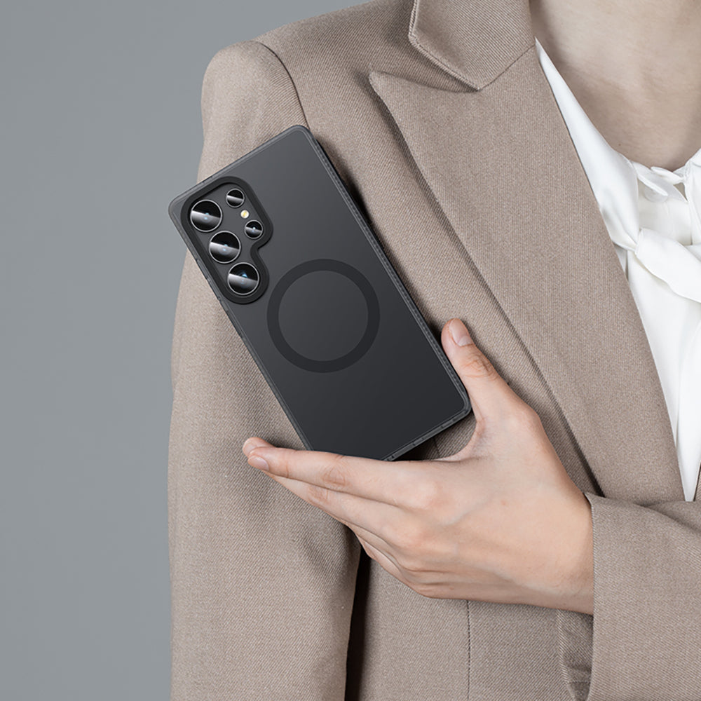 Galaxy S26 Plus Kılıf M-safe Şarj Özellikli Benks Lucid Armor Kapak Siyah