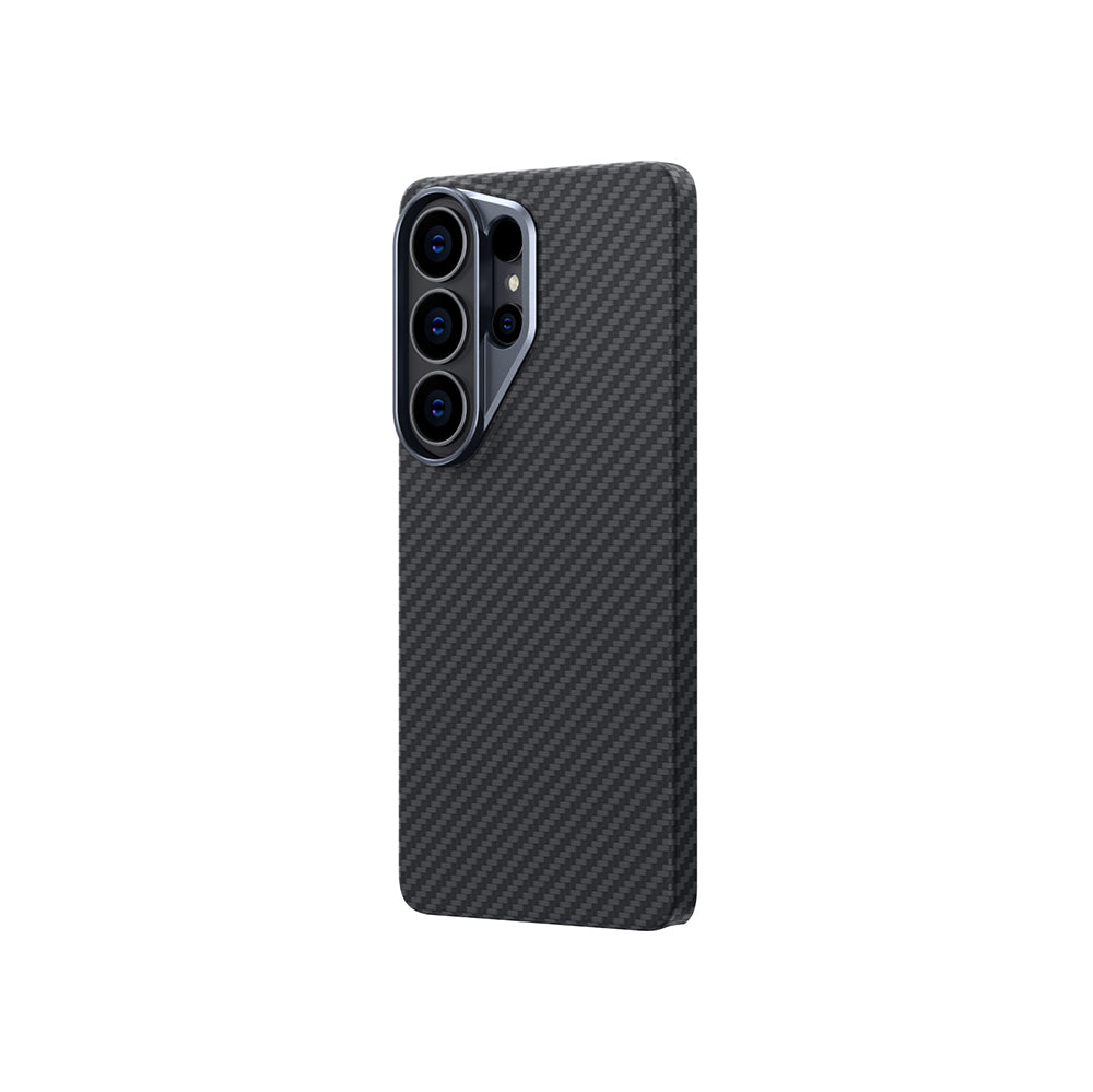 Galaxy S26 Ultra Kılıf M-safe Şarj Özellikli 1500D Aramid Fiber Amazingthing Titan Max Serisi Kapak Siyah