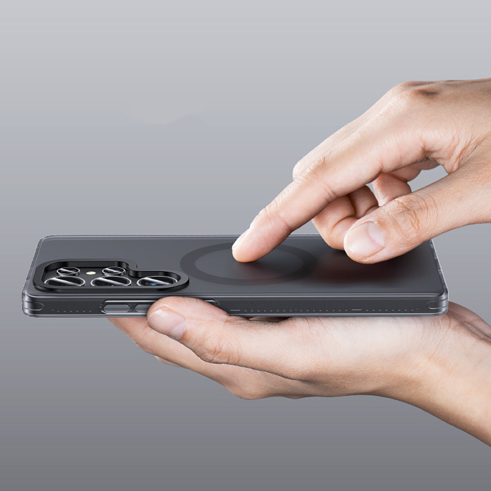 Galaxy S26 Ultra Kılıf M-safe Şarj Özellikli Benks Lucid Armor Kapak Siyah