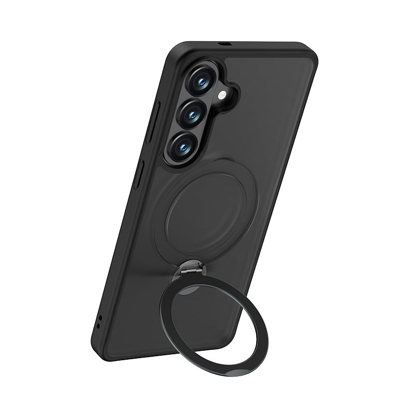 Galaxy S26 Ultra Kılıf M-safe Şarj Özellikli Benks Standlı Mist Protective Kapak Gri