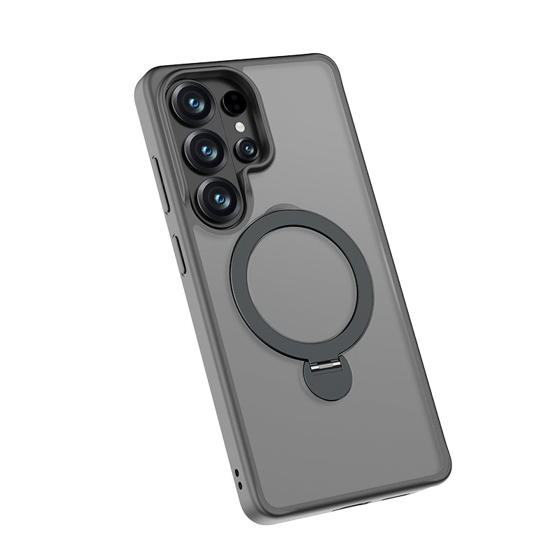 Galaxy S26 Ultra Kılıf M-safe Şarj Özellikli Benks Standlı Mist Protective Kapak Siyah