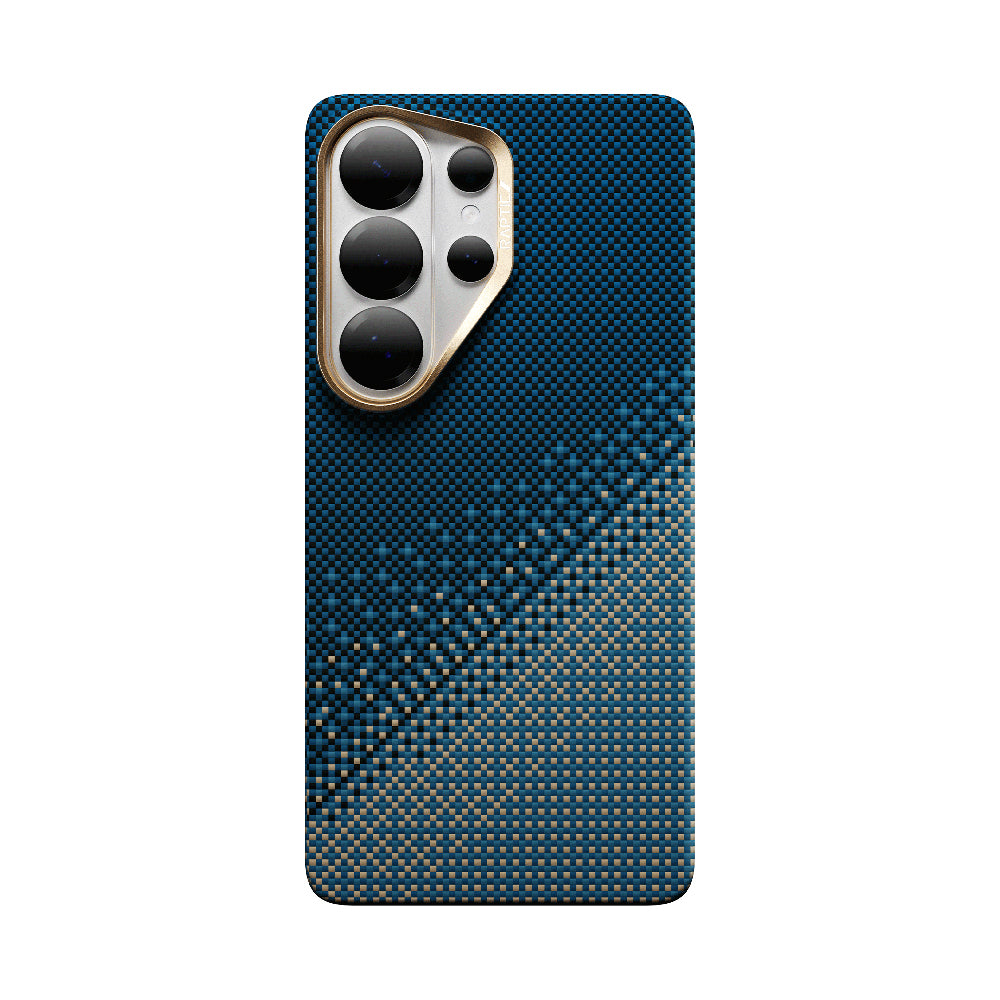 Galaxy S26 Ultra Kılıf M-safe Şarj Özellikli Raptic Aramid Skin Serisi Kapak Lacivert