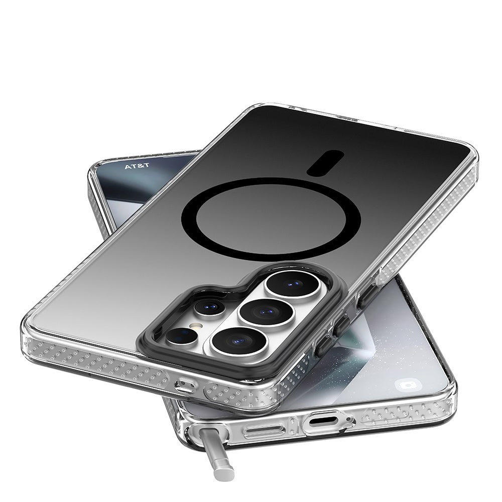 Galaxy S26 Ultra Kılıf M-safe Şarj Özellikli Sararmaya Karşı Dayanıklı Mutural Icesense Serisi Kapak Gri