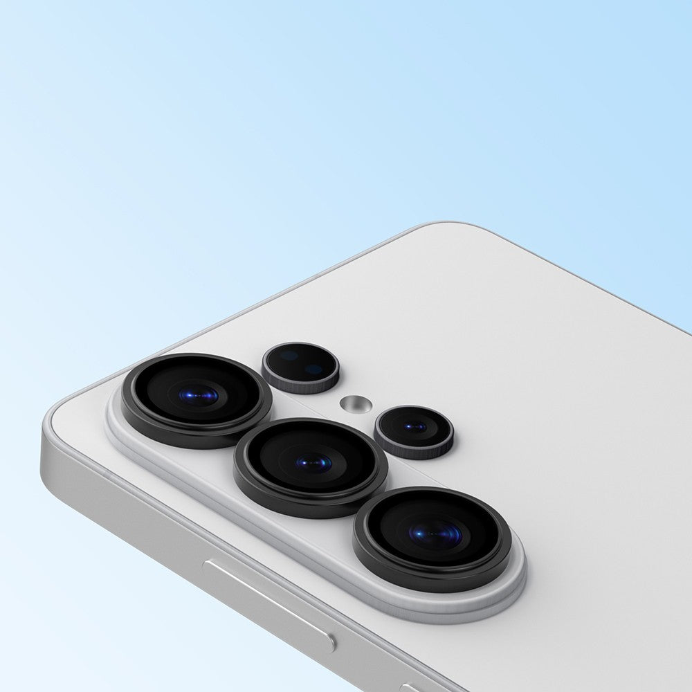 Galaxy S26 Ultra Youngkit Alloy Original Parlama Önleyici Kamera Lens Koruyucu + Kolay Uygulama Aparatlı Siyah