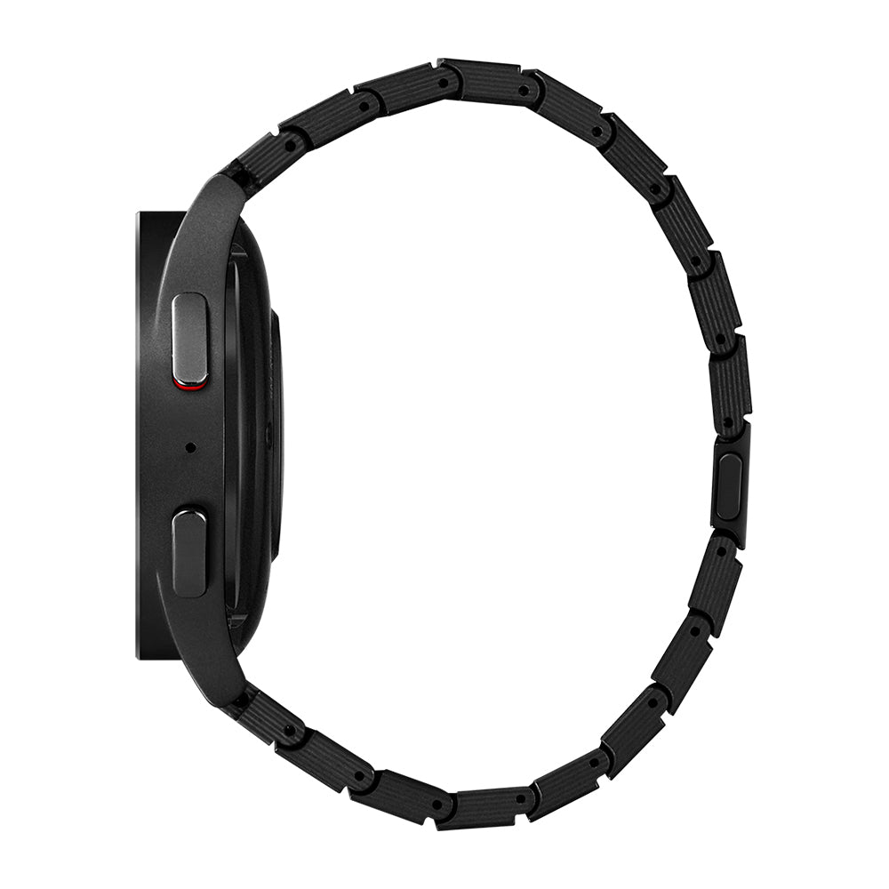 Galaxy Watch 5 40mm Karbon Fiber Pitaka Modern Serisi Black-Grey Twill Kordon Siyah-Gri