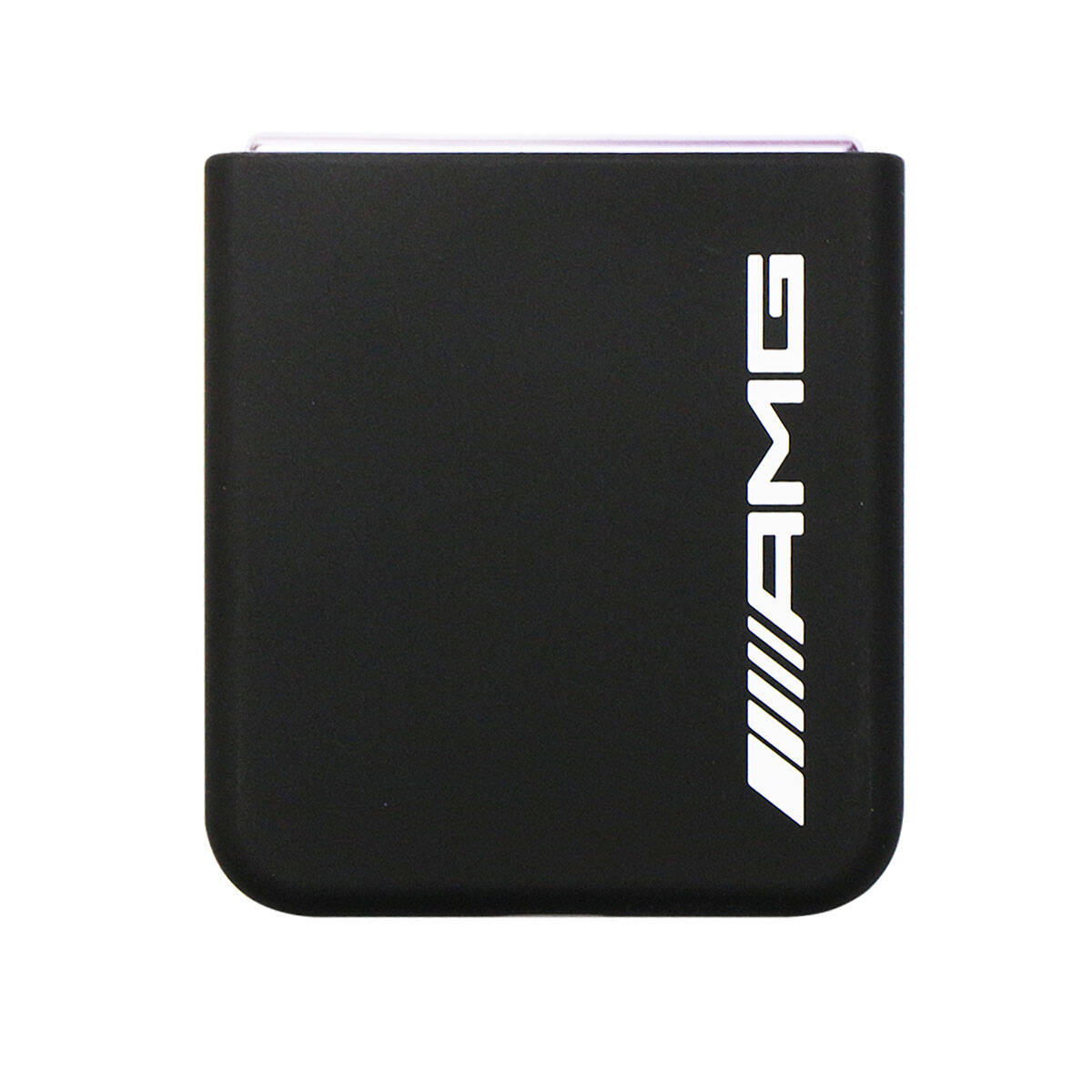 Galaxy Z Flip 5 Kılıf AMG Magsafe Şarj Özellikli Büyük Logo Dizayn Orjinal Lisanslı Kılıf Siyah